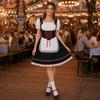 Women's Casual Short Sleeve Tie Waist Dress for Costume Party Events
