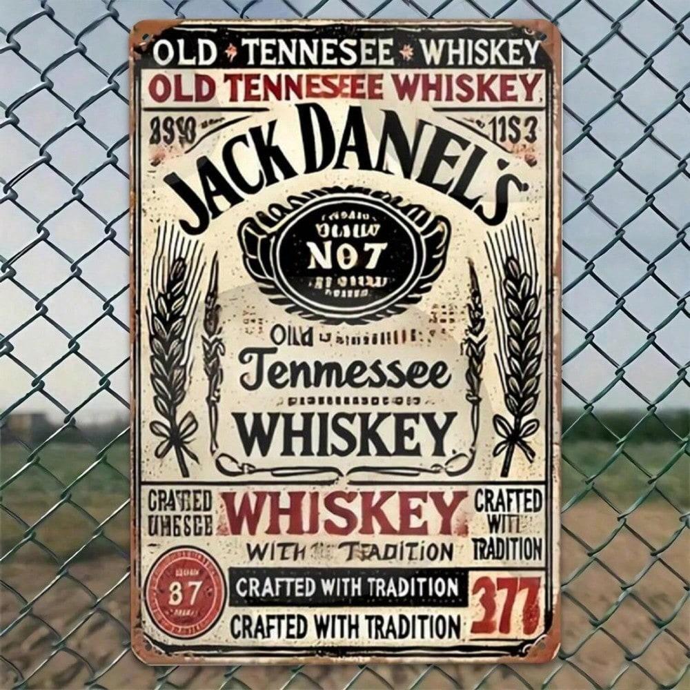 

Metal Wall Art Jack Daniel s Vintage Tin Sign for Bar