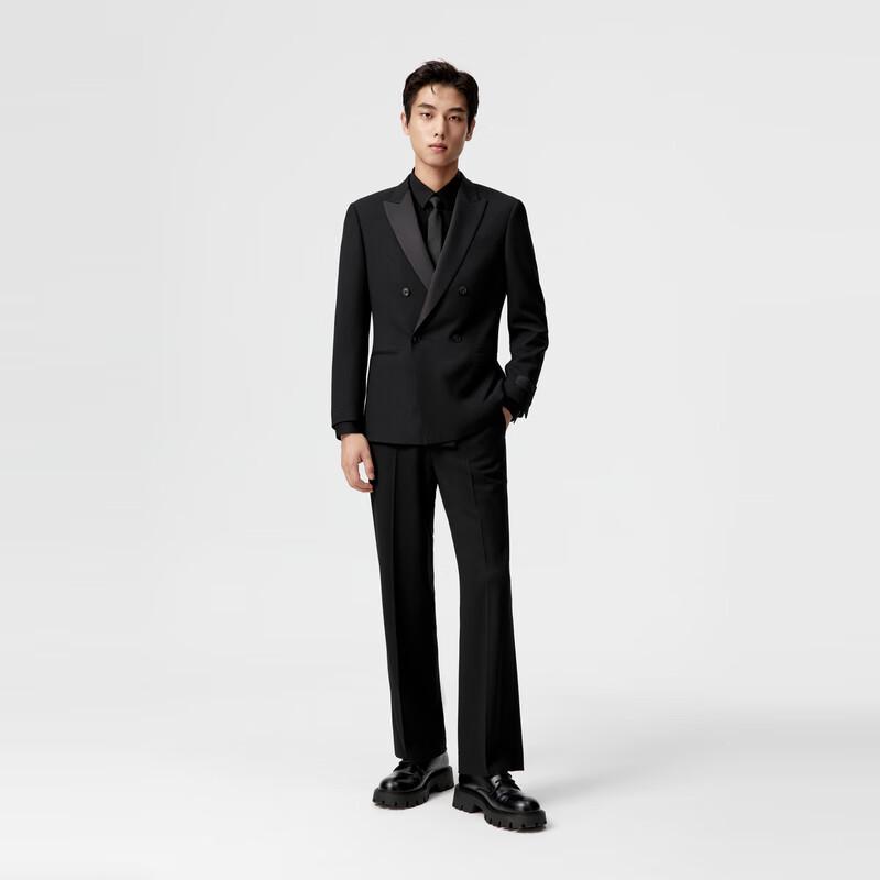 Peacebird Men's Wool Blend Casual Blazer