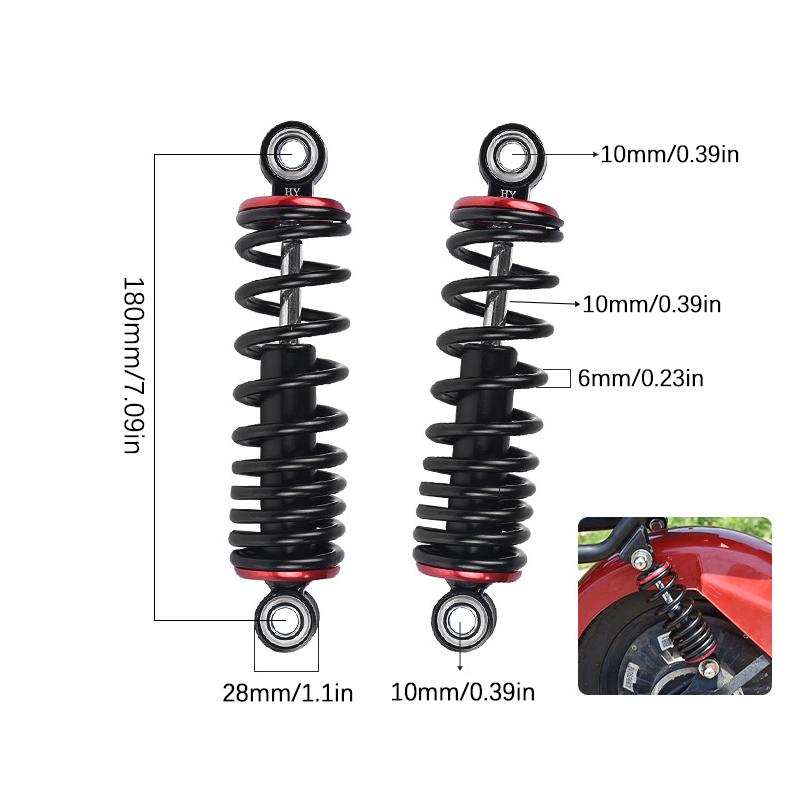 Motorcycle Shock Absorber Air Protection Falling Dirt Bike Scooter Quad Atv Shocks Absorbers Spring Suspension