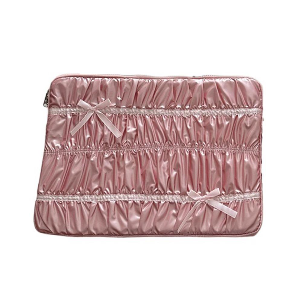 Waterproof Portable Laptop Bags Bow Notebook Sleeve Simple Laptop Case Women's Bag