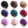 Silk Satin Hair Cap For Sleeping Women Invisible Round Headwear Adjusting Button Night