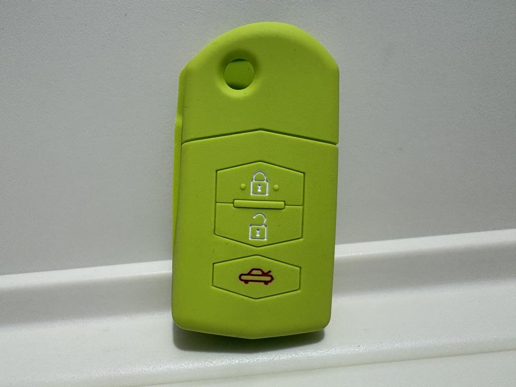 New 3 Buttons Remote Silicone Car Key Cover Case For Mazda 2 3 5 6 8 Atenza CX5 CX-7 CX-9 MX-5 RX Keyrings Fold Flid Shell Parts