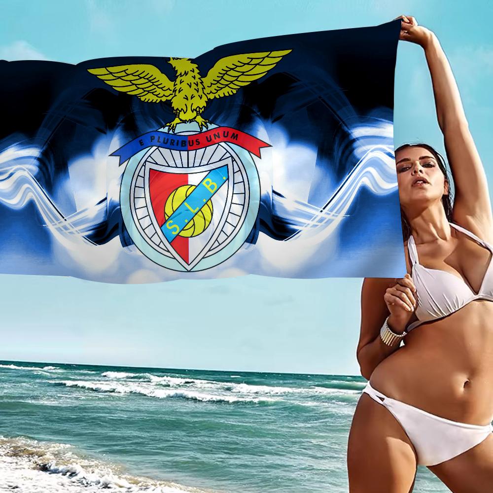 Ποδοσφαιρικός Σύλλογος B-Benfica Πετσέτα Μπάνιου Μικροΐνες Μαλακή Απορροφητική Αεριζόμενη Για Κορίτσια Παιδιά Διακοσμητική Κινούμενα Σχέδια Πετσέτα Παραλίας