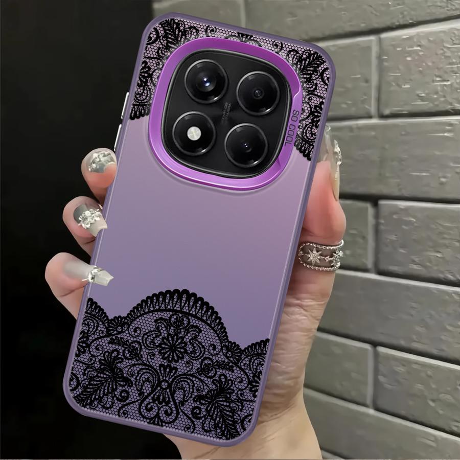 Back Phone Cover Case for Xiaomi Mi 12T Pro 13T 11 Lite Black Cool Lace