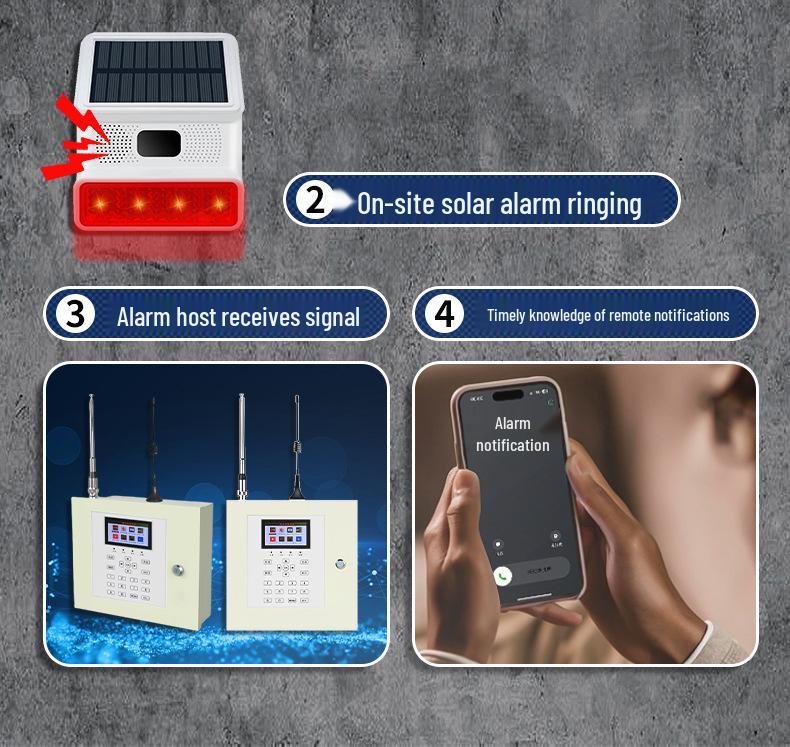 Battery-Powered Wireless Infrared Beam Detector, Outdoor Waterproof Anti-theft Alarm, Easy Installation, No Wiring Needed
