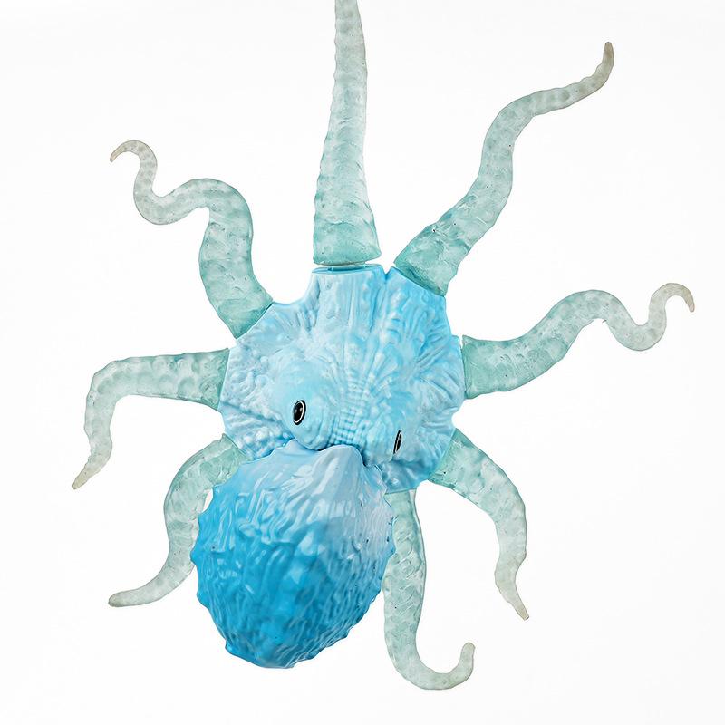 Underwater Marine Animal Stretchable Toys: Soft Gel Octopus & Crab Model for Kids