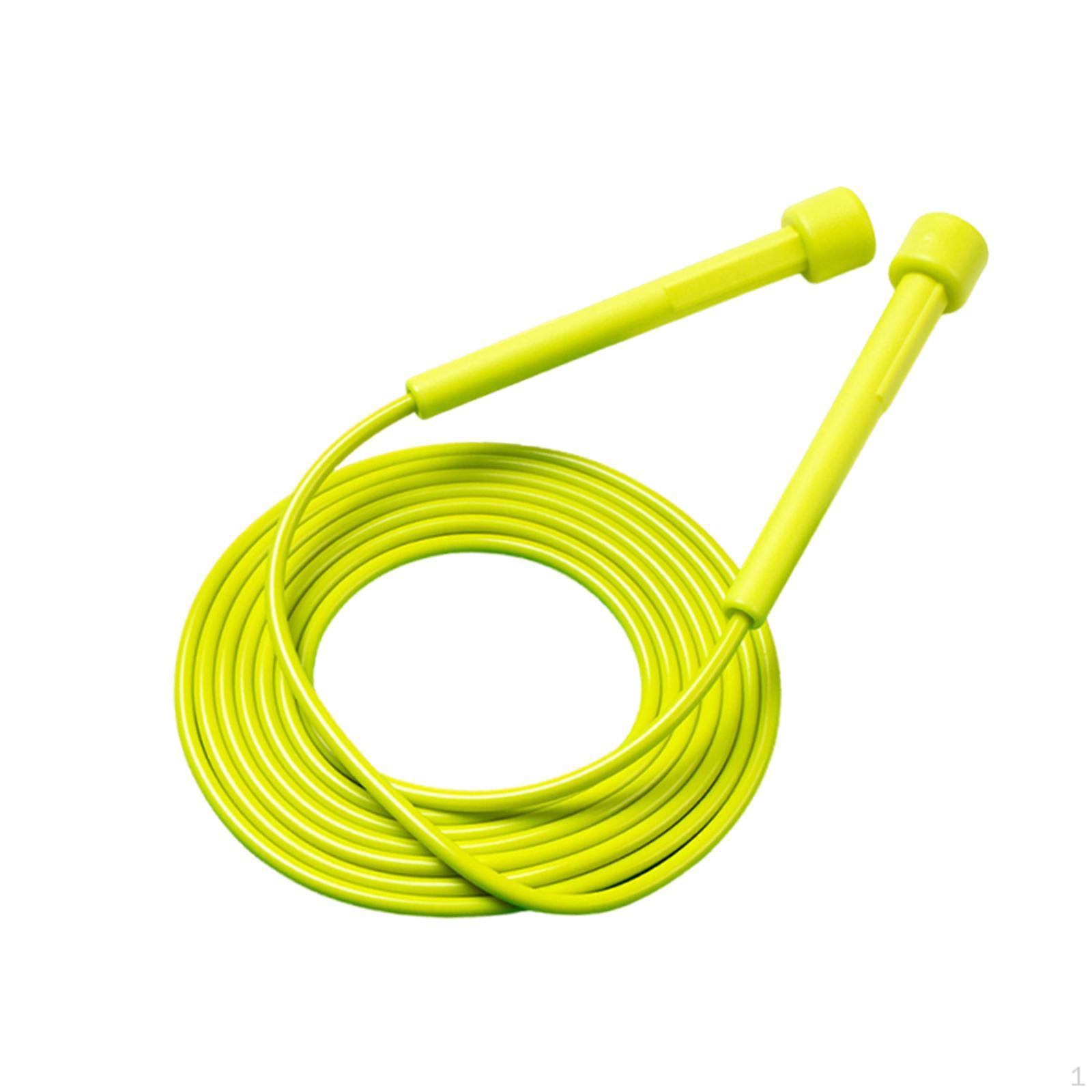 

Adjustable Jump Rope From 270 to 280 Cm, Quiet, for School Games, Indoor Training, Grass And Cement yellow