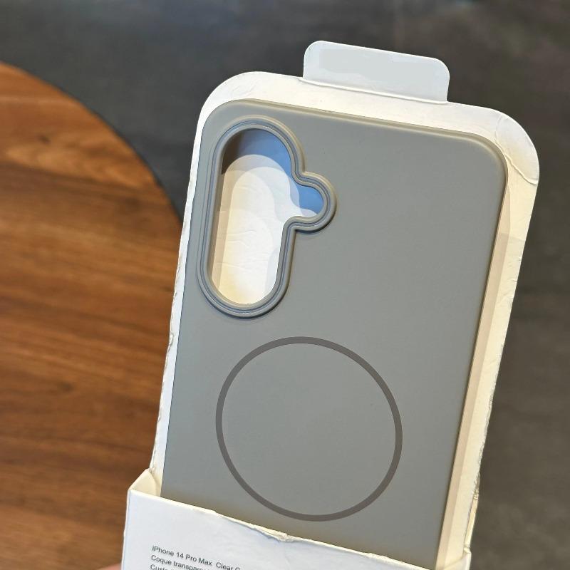 Thin Hard PC Magnetic For Magsafe Case For Samsung S25 Edge S24 S23 S22 Plus FE Ultra A55 A36 A16 A26 A06 Frosted Cover