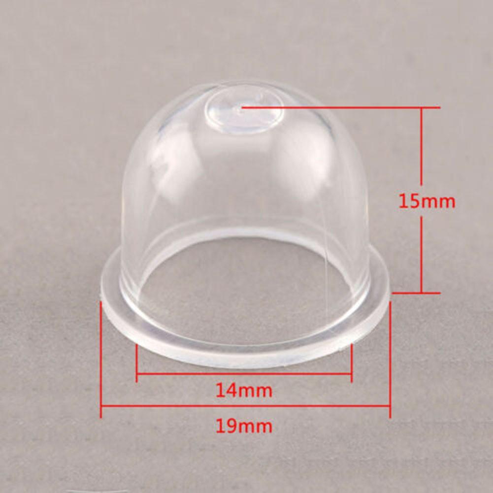 2pcs Fuel Primer Bulb Set 19/22mm Carb Primer Bulb Cap Carburetor Spare Parts For Chainsaws Blower Trimmer Brushcutter Replace