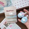Cute Cartoon Rabbit Hair Clip Set - Traceless Duckbill & Straight Clips for Women