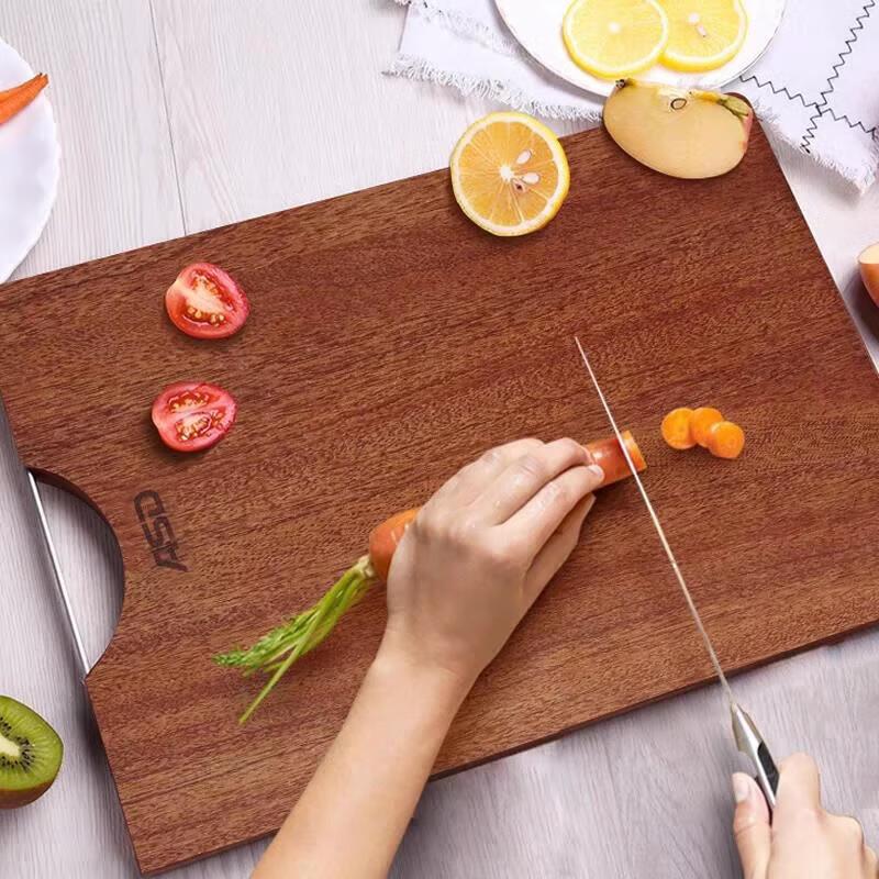 ASD Juelun Series Double-Sided Ebony Wood Cutting Board
