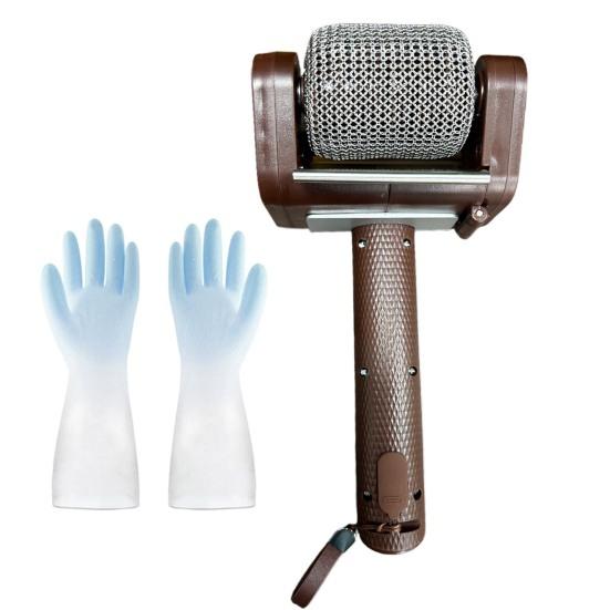 Bristle-Free Rotating Grill Brush Electric BBQ Cleaner with LED Light