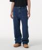Denim Wide Double Knee Carpenter Pants [Medium Indigo]