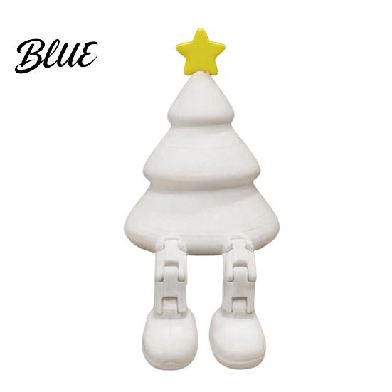 Matte Finish Tree Decor Christmas Figurine with Articulated Legs 3D Printed Xmas One-piece