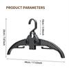 Portable Folding Clothes Hanger For Travel Dormitory Hotel Use Lightweight Space Saving Design