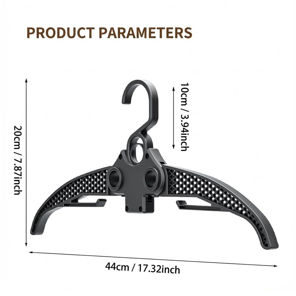 Portable Folding Clothes Hanger For Travel Dormitory Hotel Use Lightweight Space Saving Design