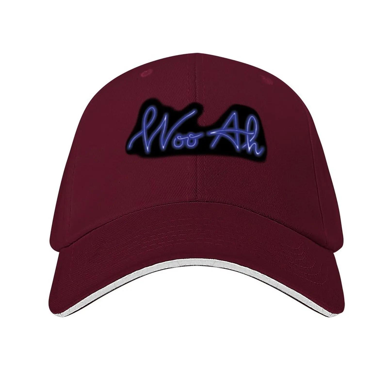 Blue Neon Woo-Ah Baseball Cap Unisex s big size hat Horse Hat birthday Beach Caps Women Unisex s