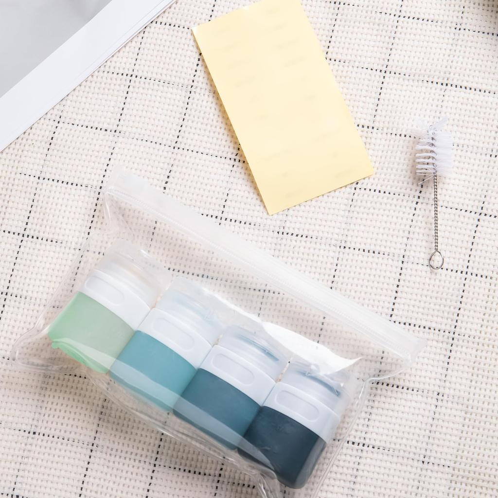 Lekkasjesikre Plastbeholdere for Saus til Matboks og Reiser Krydderklemflasker Salatdressinger Beholder