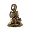 Handcrafted Brass Goddess Laxmi Statue for Home Temple | 2.5" Maa Lakshmi Figurine Idol Murti Sacred Symbol of Wealth | Perfect for Rituals & Gifting