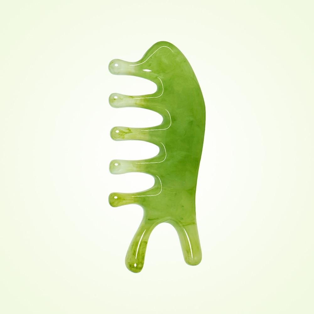 Mini-Massagekamm - Akupressur-Werkzeug zur Entspannung von Kopfhaut & Körper für Haarpflege & Stressabbau - Tragbares & Ergonomisches Design