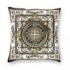 Ornate Baroque Gold Black Greek Key Pillowcase Printing Cushion Cover Decorations Throw Pillow Case Cover Home Dropshipping ''