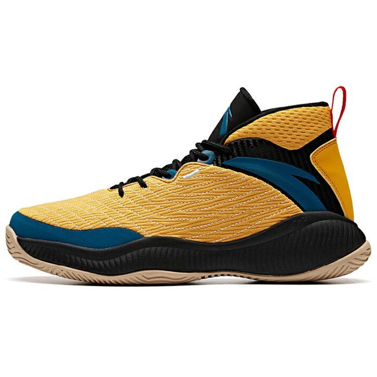 Anta Cushioning Slip Resistant Abrasion Resistant Breathable High top Basketball Shoes Men's 11941632S-4