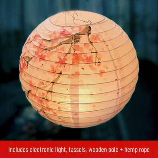 Traditional Festival Paper Lanterns: New Year, Mid-Autumn, Spring Celebrations - DIY Hanging Ornaments in Japanese & Chinese Styles