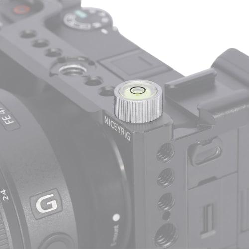 NICEYRIG Linear Bubble Level, Portable Level, 1/4"-20 Thread (2-Pack) -573