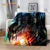 Cartoon T-Transformers Autobots Soft Flannel Blanket for Beds Bedroom Sofa Picnic,Throw Blanket for Cover Outdoor Leisure Gift