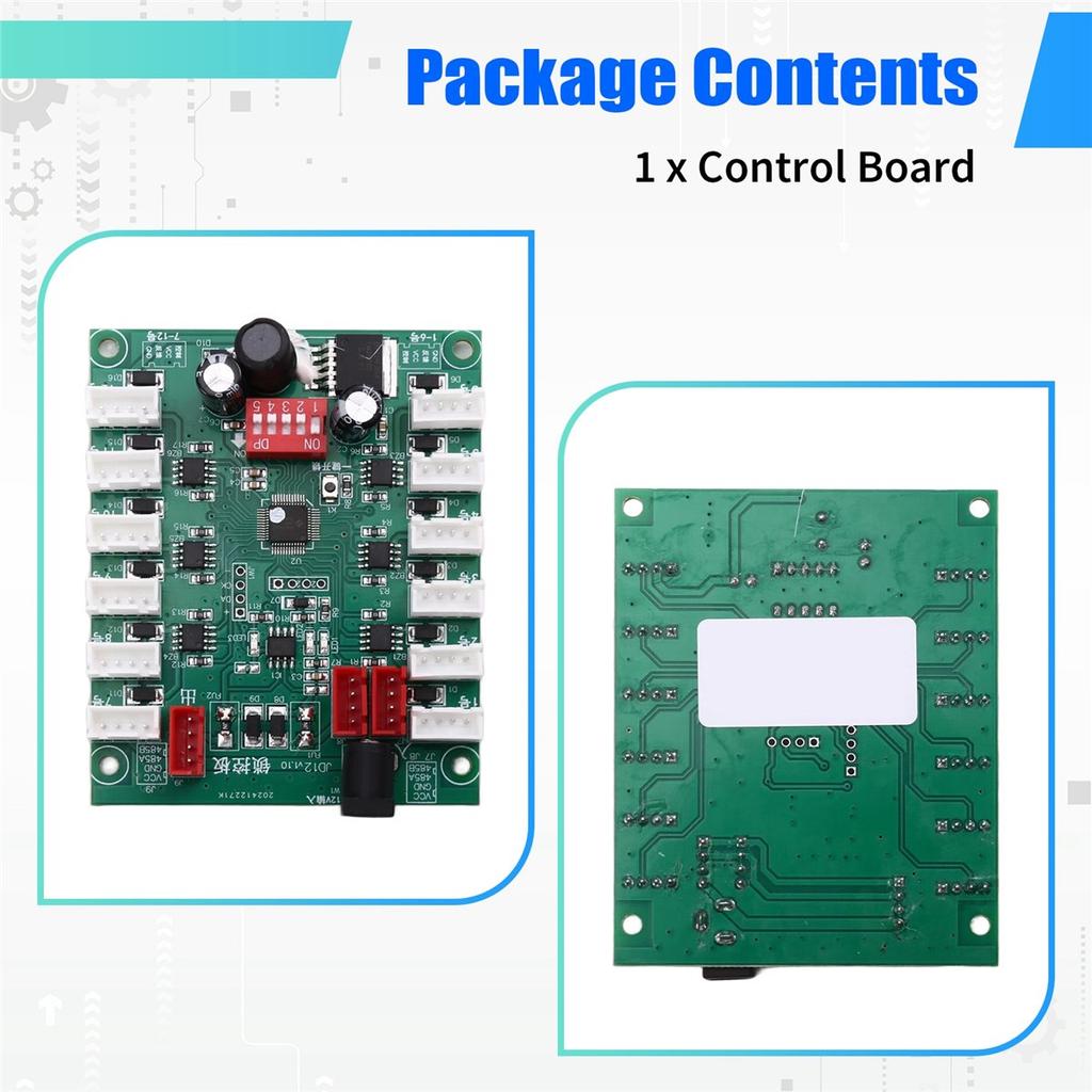 A89X Smart Locker 12-Way Control Board 485 Communication Express Locker Lock Control Board for Electromagnetic Locker