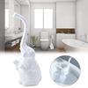 Elephant Bathroom Toilet Bowl Brush and Holders Set Toilet Brush with Long Handle Full-Closed and Ce