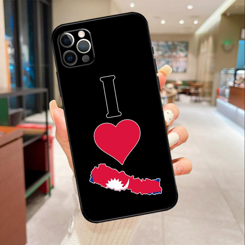 

Nepal Flag Phone Case For iPhone 17 16 15 14 13 12 11 Pro Max mini 16 Plus 16e 17 Air Protective Cover iPhone 12Pro MAX