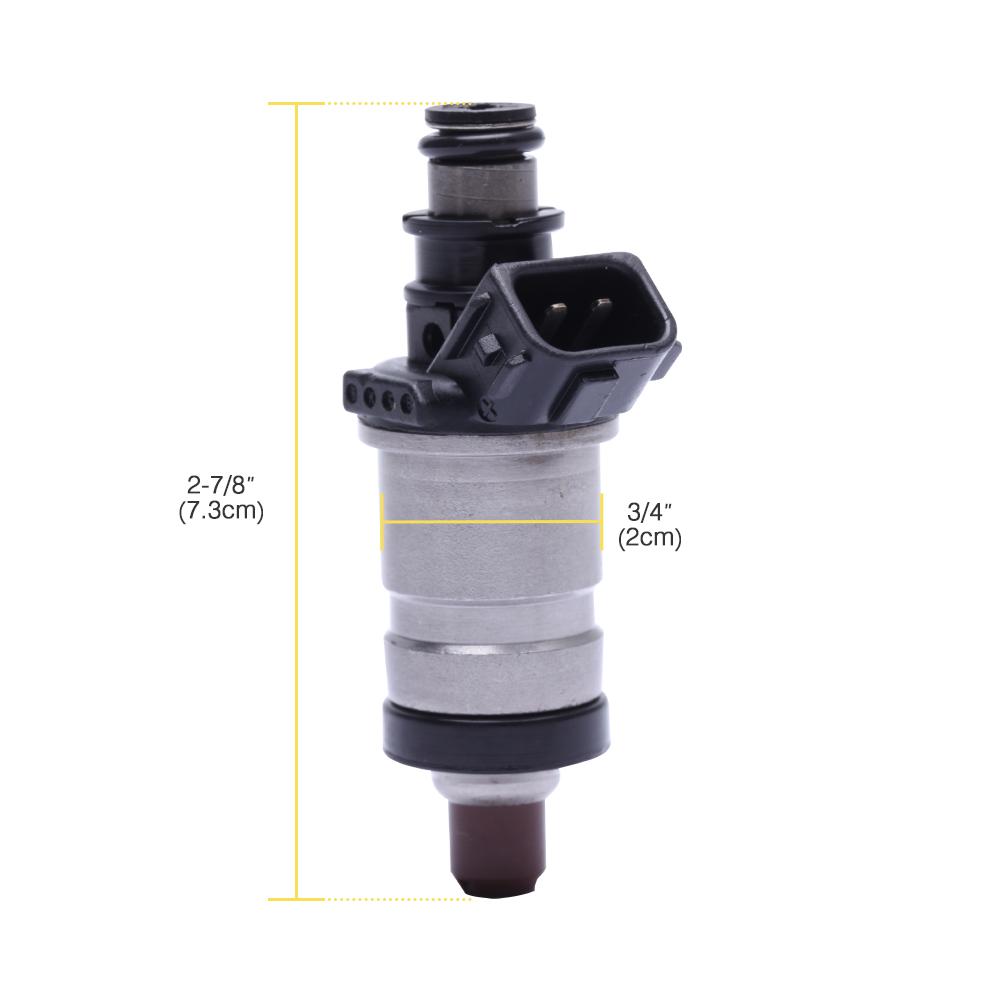 4 PEZZI Iniettori Carburante Abbinati al Flusso 06164P2J000 Per Honda Accord Civic Acura RL TL Integra 842-12192 1550333