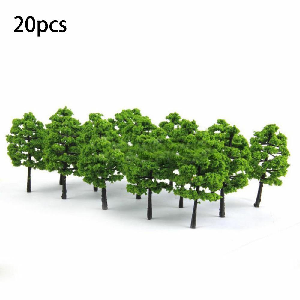 Train Railroad Model Trees Diorama Wargame Park Landscape DIY Handmade