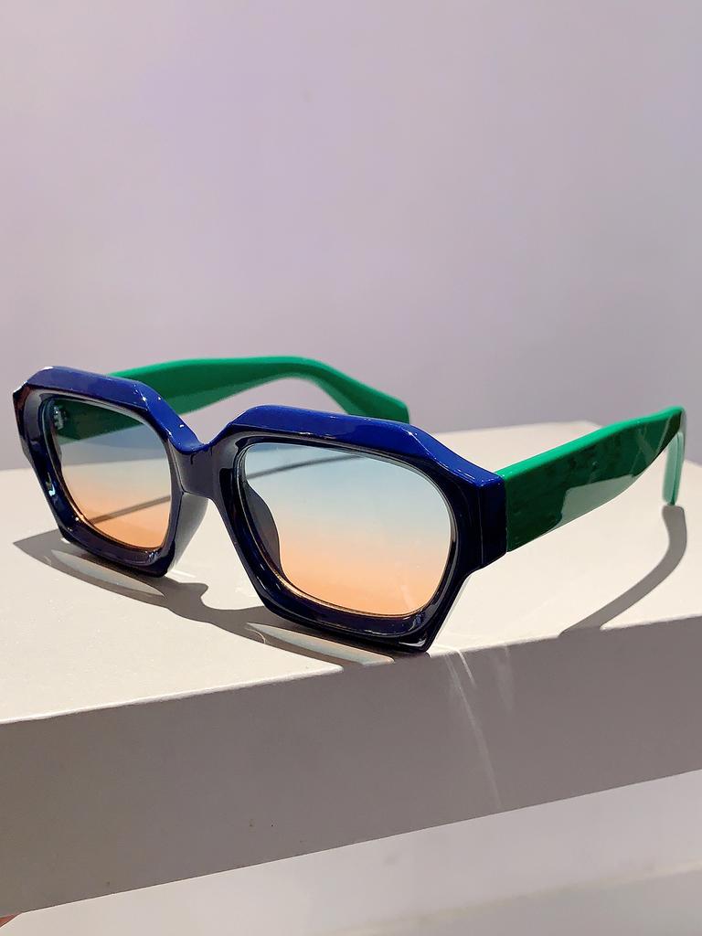 Oversized Square Shape Sunglasses New Stylish Vintage Outdoor Shades Trendy Brand Designer UV400 Women Eyewear