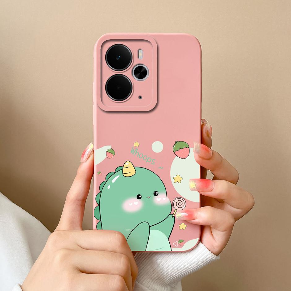 Trendy Floral Soft Silicone Case For Realme 14T 14 Pro Plus Lite 5G Protective Cover For Realme14T Realme14Pro Plus Lite Fundas