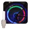 Colorful LED Bike Tire Valve Light Cycling Wheel Spoke Warning Light Bicycle Tyre Air Valve Cap Lamp Night Safety Accessory