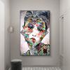 Abstract Colorful Girls Canvas Art Posters and Prints Modern Art  Graffiti Pop Art Paintings Pictures for Living Room Decor No Frame