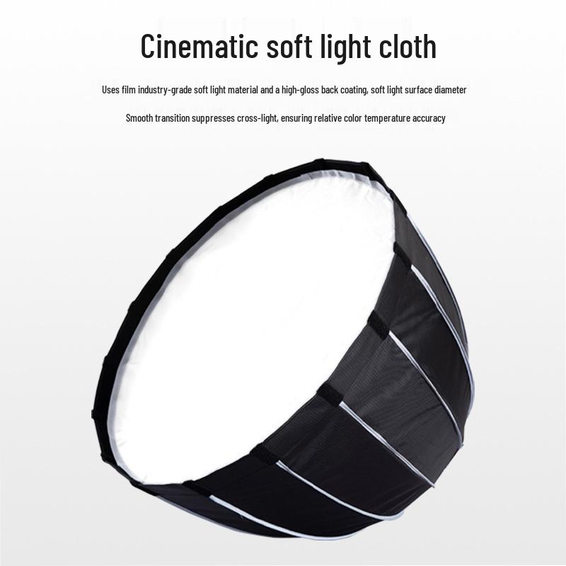 8-Shape Charm Quick-Release Umbrella Softbox for Photography - Portable LED Light Radar Reflector