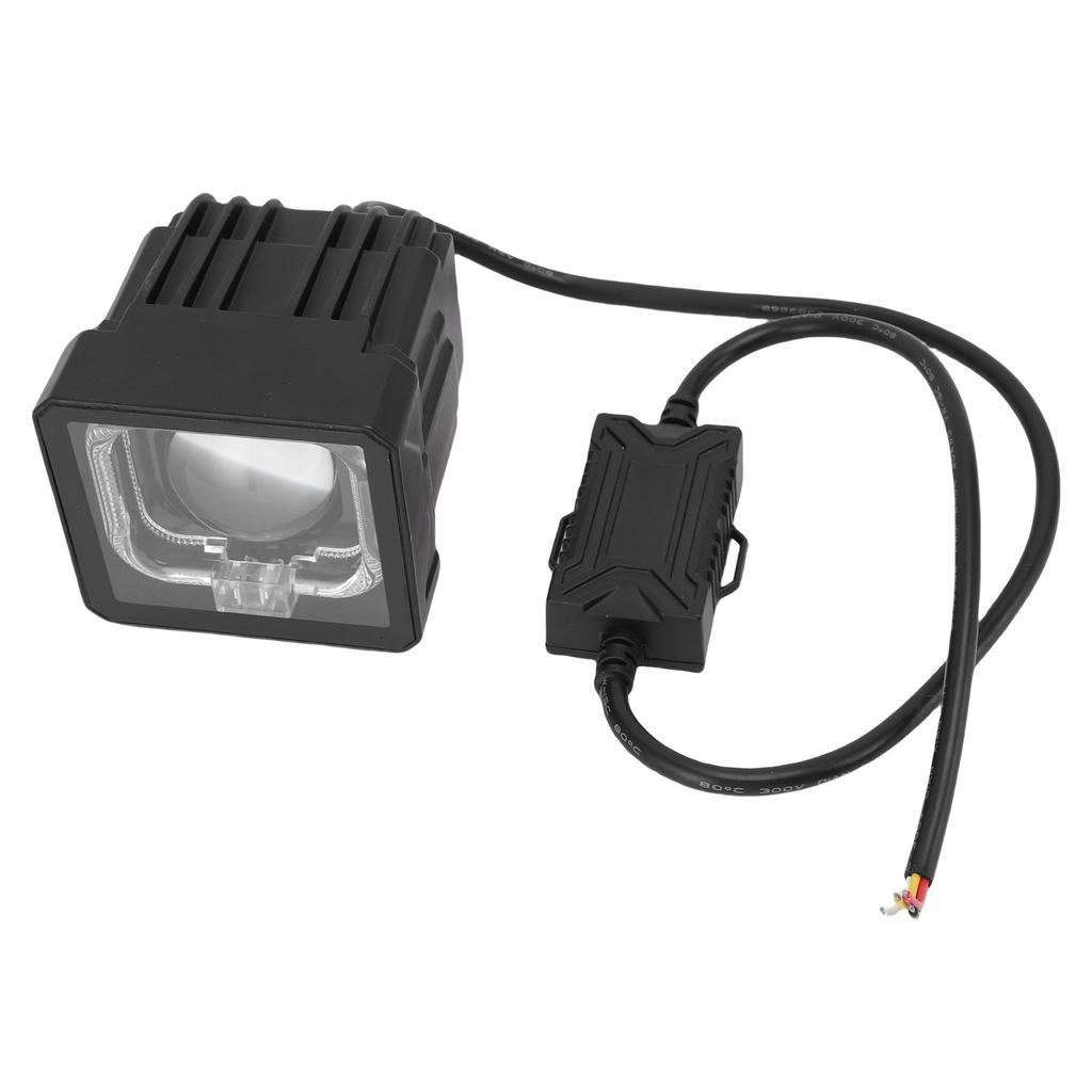 Motorcycle Spot Light, IP68 LED Auxiliary Driving Light with Mounting Bracket, High Intensity Fog Light for ATV, Truck,