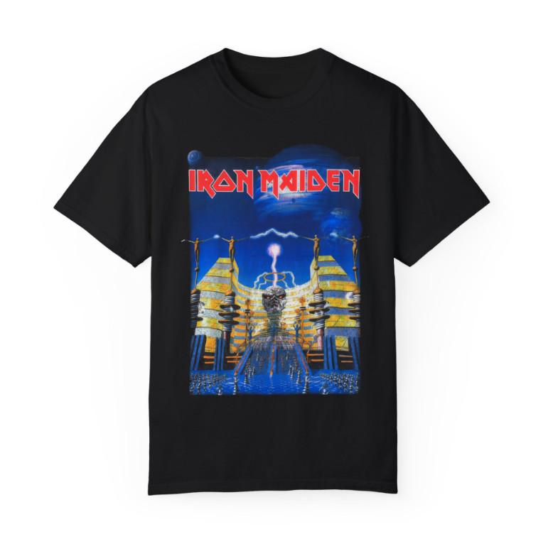 

Iron Maiden World Tour T-shirt – Virtual XI Album – Double Sided Unisex tee M