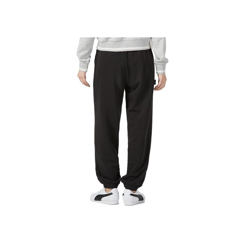 Puma Letter Print Breathable Casual Pants Women Bottoms Black 623476-01
