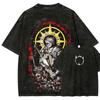 Dark Souls NewModel Personality Clothes Washed Tshirt Year Round Clothing Unisex Oversized Washed Retro Fashion High Quality