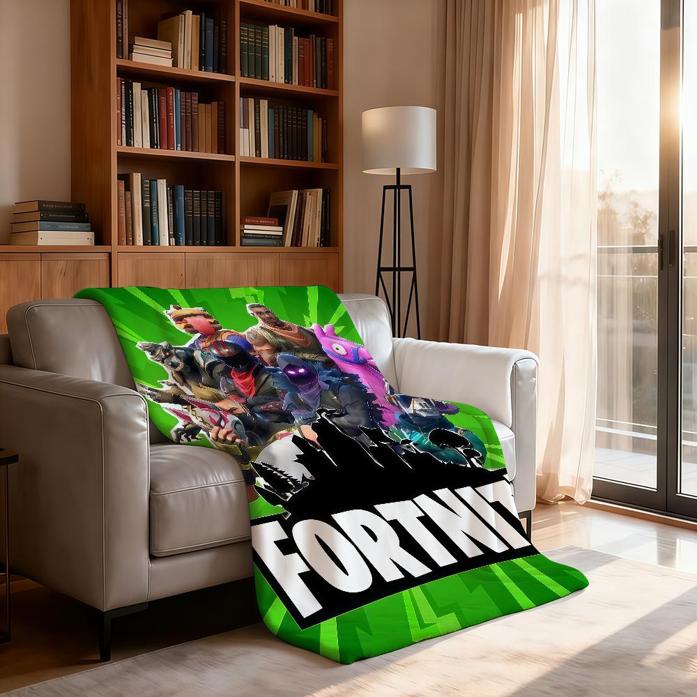 Game F-FORTNITE Blanket Soft Throw Blanket for Home Bedroom Bed Sofa Picnic Travel Office Rest Cover Blanket Gift