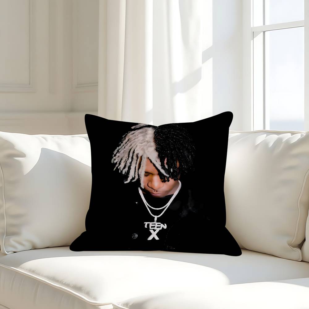 Pop-Sänger Ken Carson Kissenbezug für Schlafzimmer und Wohnzimmer Sofa Dekorative Kissenhülle