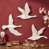 Golden Geese Wall Hanging Golden Bird Decorative Piece Three-dimensional Background Wall Decoration Resin Handicrafts