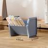 Stackable Oblique Insertion Pen Holder Storage Box Student Desk Stationery Storage Plastic Square Pen Organiser