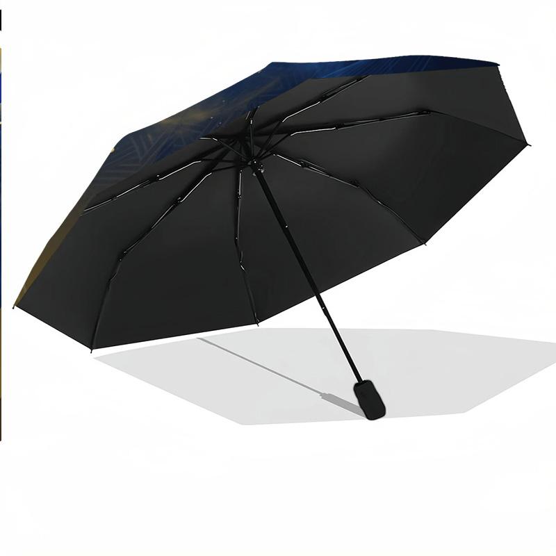 Parramatta Eels Print Auto 8?Ribs Folding Umbrella Wind Resistant Lightweight Automatic Umbrella For Daily Travel