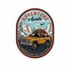 SkinAT Outdoor Adventure Stickers for Luggage, Laptops, iPads, and Phones SU7 Travel Decals